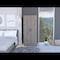 Tuhome Ambery 180 Armoire, Two Shelves, Double Door, Metal Rod, One Drawer, Light Gray CLZ5945 - alternate 5